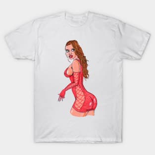 Sexy Cartoon Babe With Nice Thick Ass T-Shirt